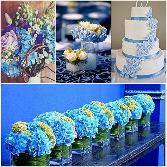 Chọn hoa cẩm tú cầu trang trí đám cưới