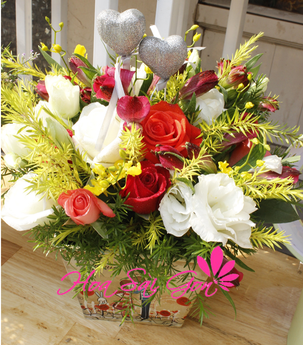 Hoa tươi Valentine TY247 Hoa tươi Valentine TY247