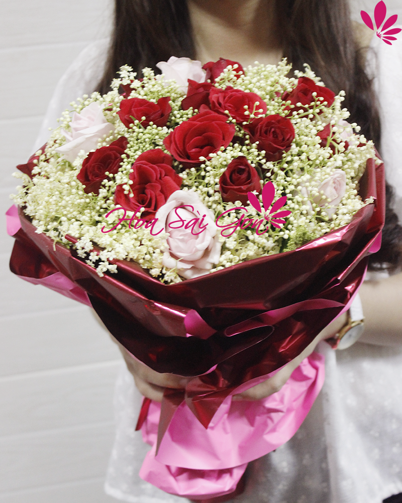 Hoa bó HSG19 đẹp lung linh Hoa bó HSG19 đẹp lung linh