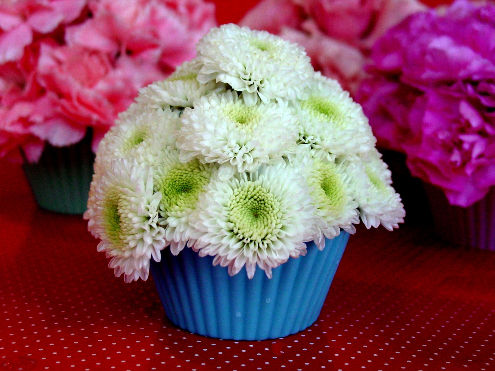 Cắm hoa hình Cupcake đáng yêu