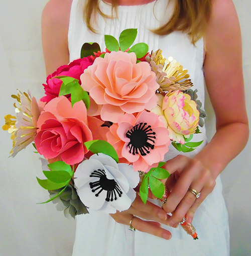 Cùng ngắm nhìn những mẫu hoa cưới cầm tay đẹp bằng giấy lộng lẫy chẳng khác nào hoa tươi