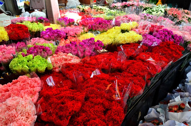 Nếu bạn đang yêu, hãy đến mua một bó hoa ở chợ Dangwa lúc nửa đêm
