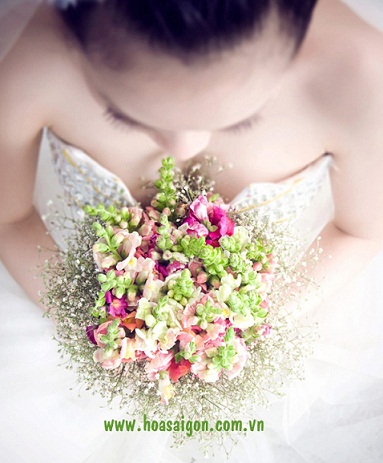 Hoa cưới cô dâu