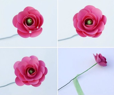 Hướng dẫn cách làm hoa giấy đáng yêu cực đơn giản