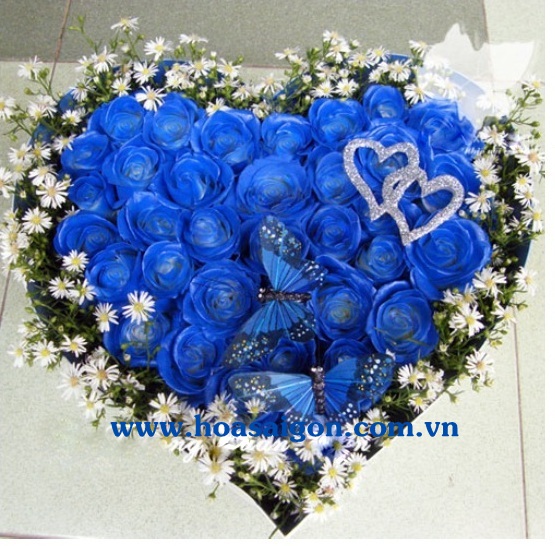 Hoa hồng xanh TY148