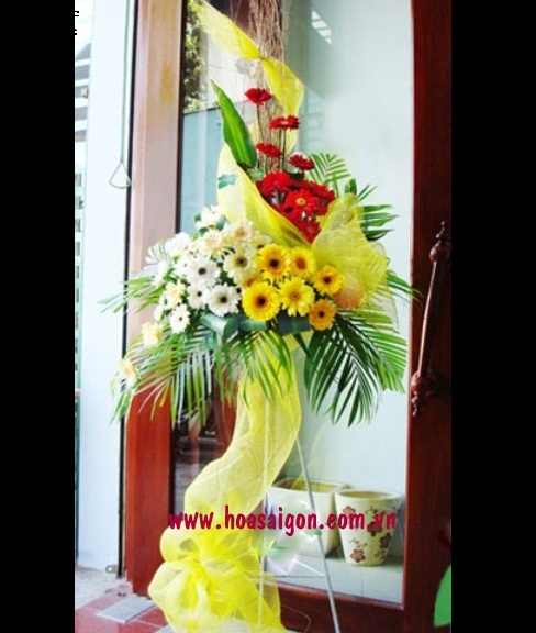 shop hoa tươi online với hoa khai trương
