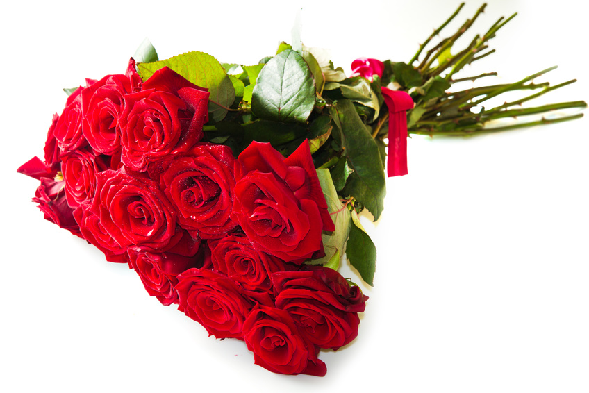 Riêng đối với hoa hồng đỏ, bạn nên chú ý tặng cho cô bạn thân một bó còn nguyên lá, chưa được cắt tỉa
