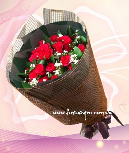 Bó hoa tươi Tình êm quà tặng ý nghĩa ngày lễ tình nhân