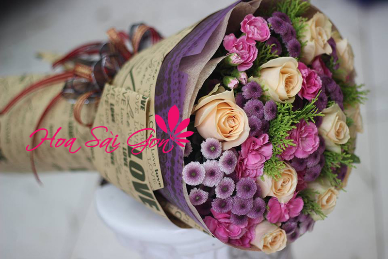 Mỗi một bó hoa chính là lời chúc ý nghĩa dành tặng cho các nàng nhân ngày sinh nhật