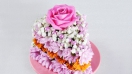 Bánh sinh nhật bằng hoa - Hai món quà trong một