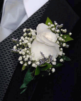 Hoa cưới cài áo CA01