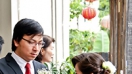 Hoa loa kèn trắng được chọn đặc biệt trong lễ cưới giáo sư Cù Trọng Xoay