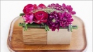 Hướng dẫn cắm hoa để bàn hộp gỗ