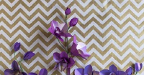 Hướng dẫn làm hoa lan tím bằng giấy đơn giản