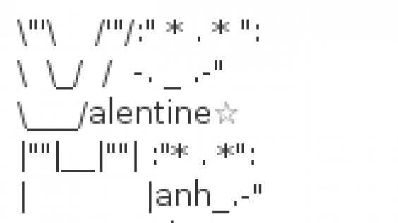 Những tin nhắn hình đáng yêu trong ngày Valentine